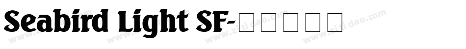 Seabird Light SF字体转换
